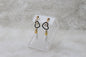 Golden Heart Stud Earrings Tassel Hook Drop Earrings
