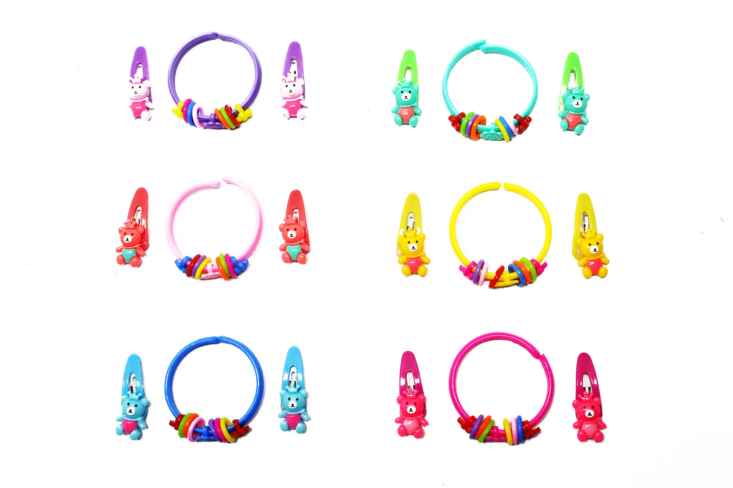 Toddler Cartoon Hair Clip Bracelet Hairpin