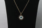 Round Pendant Necklace Chain Vintage Choker