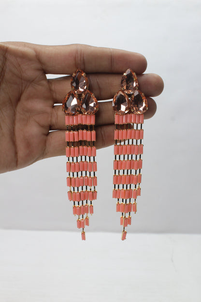 Drop Earring Tassel Beads Stud Earrings Jewellery