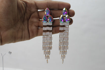 Drop Earring Tassel Beads Stud Earrings Jewellery