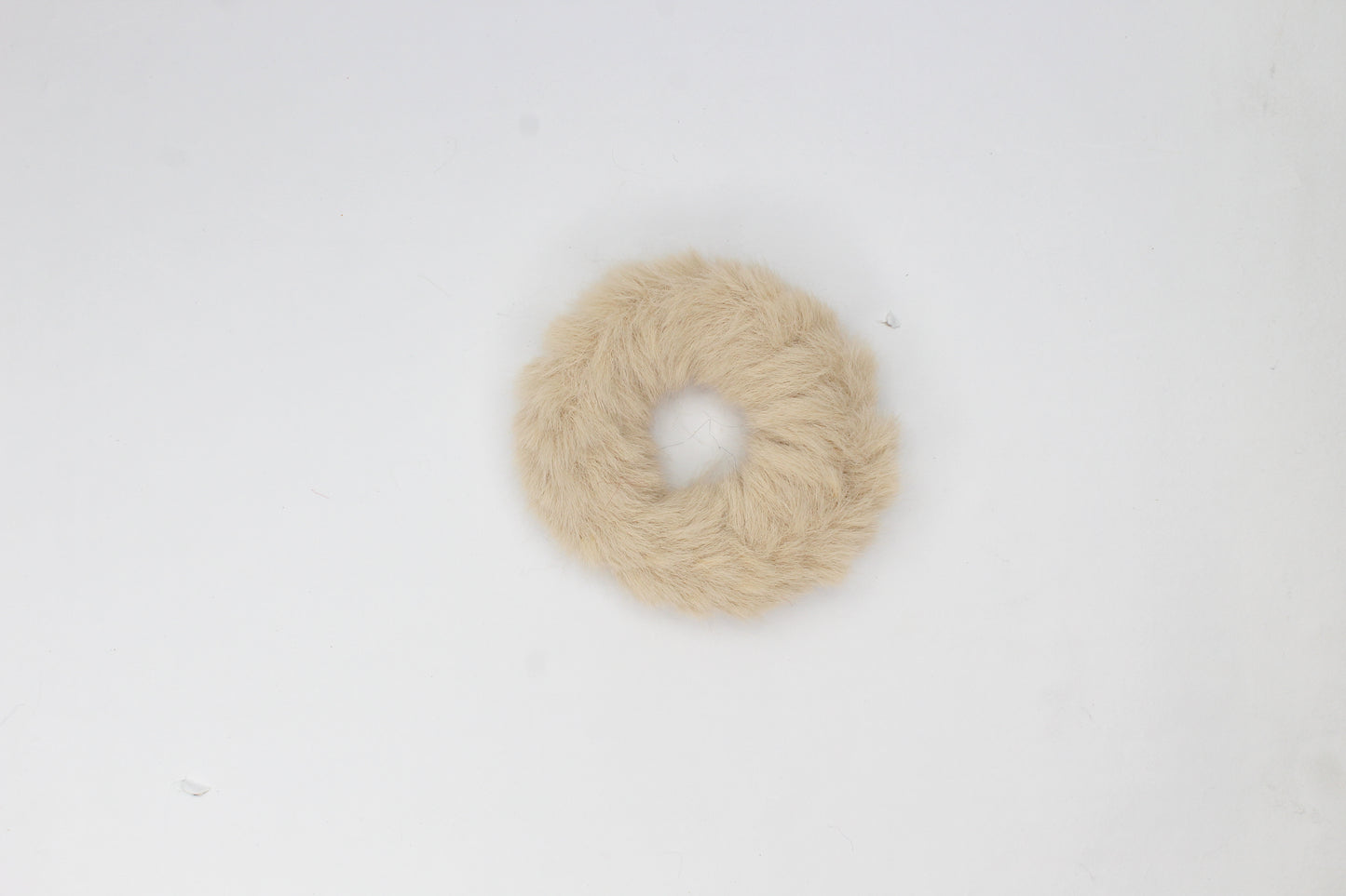 2x Hair Scrunchies Fur Hair Tie Hair Band Bobbles