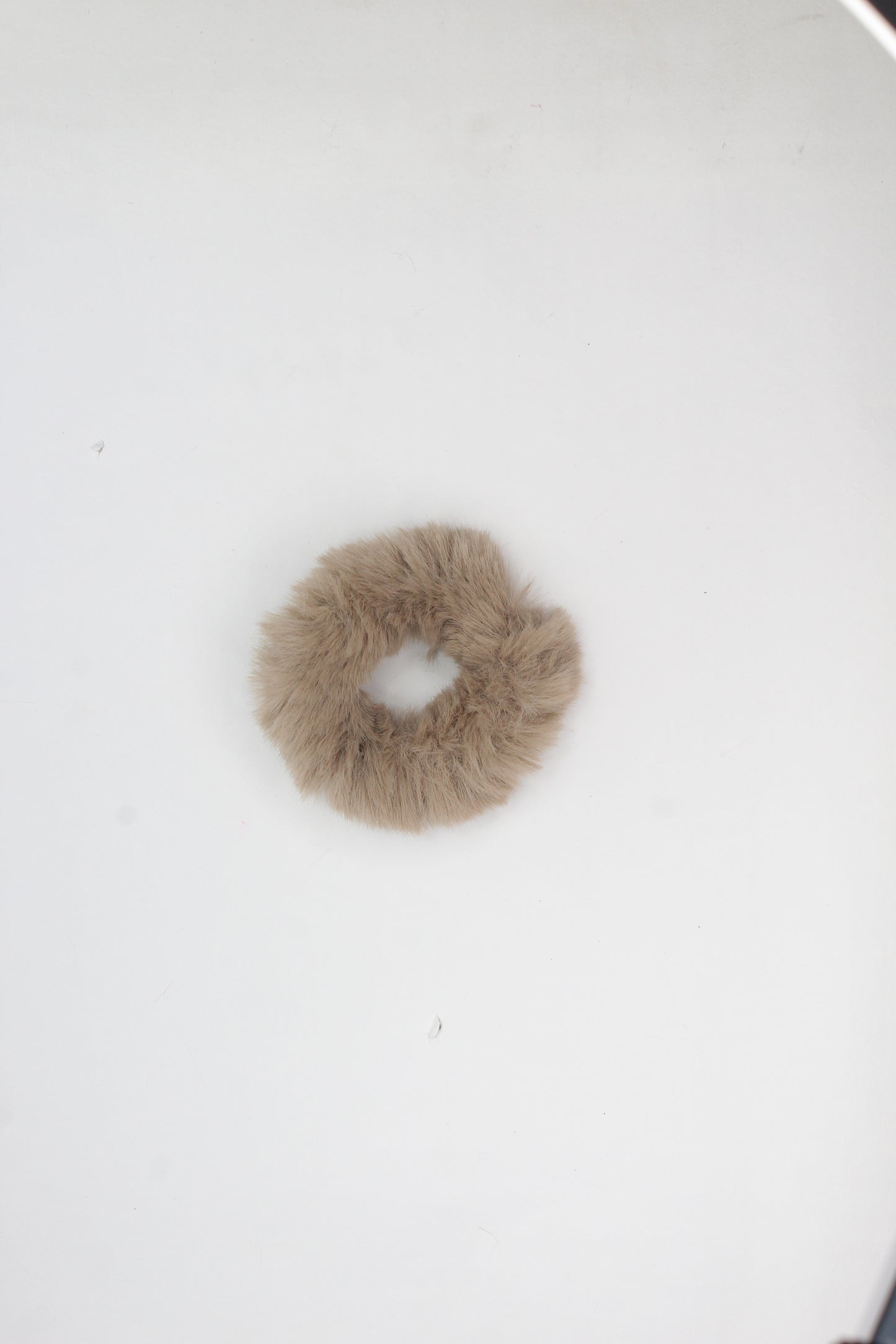 2x Hair Scrunchies Fur Hair Tie Hair Band Bobbles