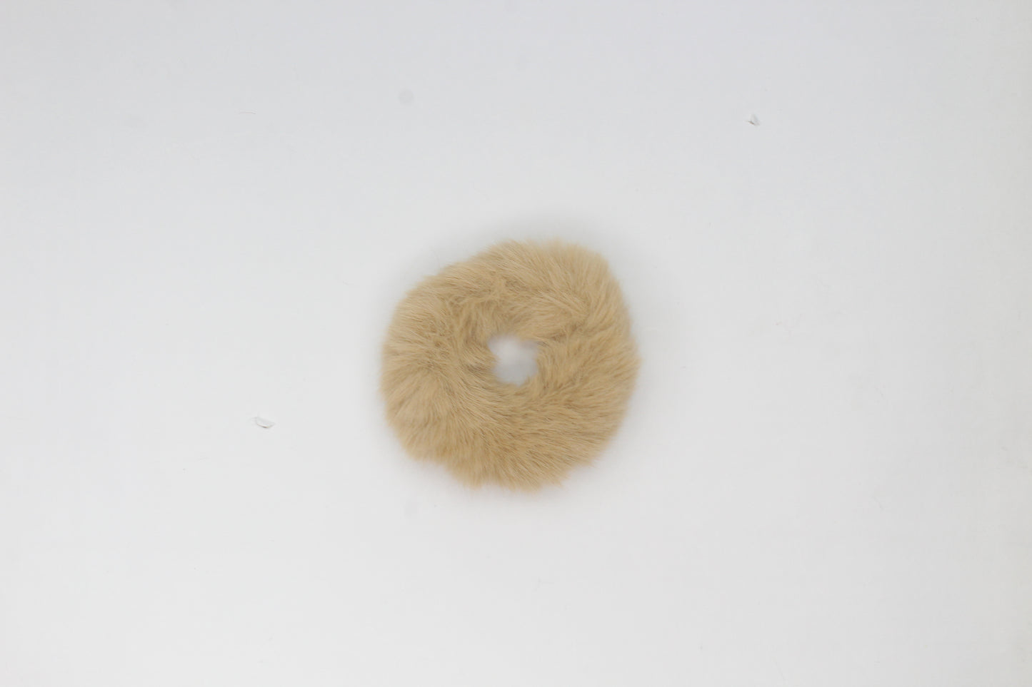 2x Hair Scrunchies Fur Hair Tie Hair Band Bobbles