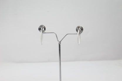 6x Hoop Earrings Round Metal Rings Set Loop Ear Earring Set