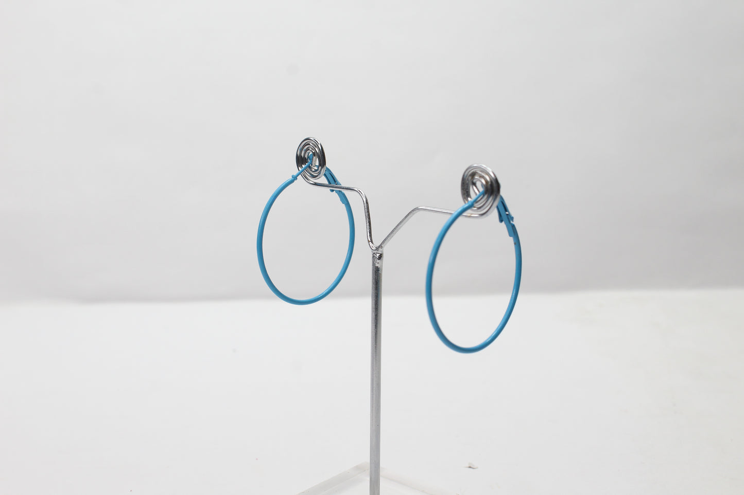 6x Hoop Earrings Round Metal Rings Set Loop Ear Earring Set