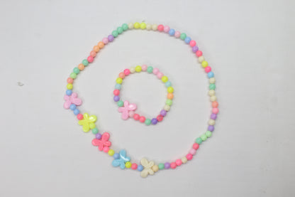 Baby Necklace Bracelet Candy Beads Flex Elastic Choker