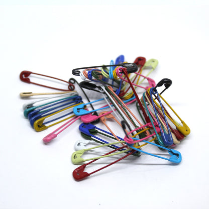 100x Safety Pins Craft Sewing Nickel Plated Safety Pin 4 CM