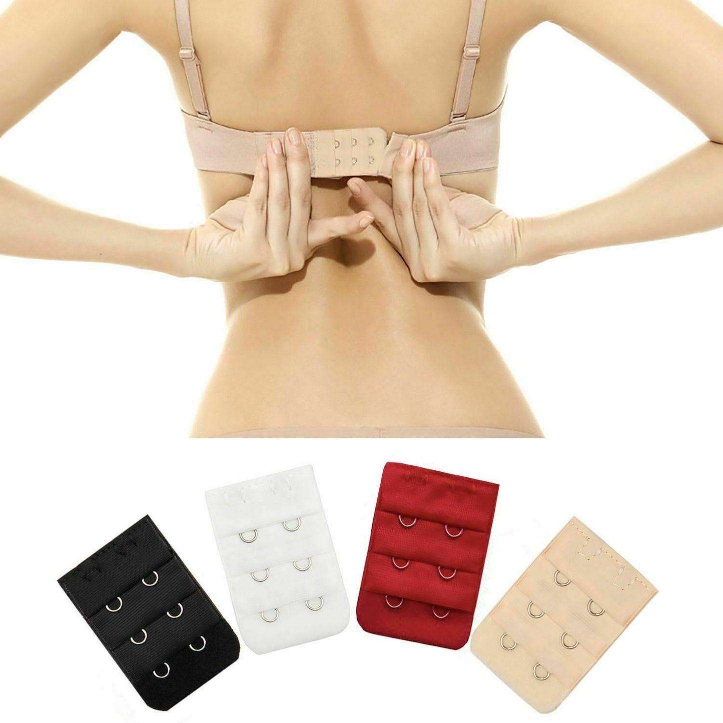 Bra Extender Strap 1 Rows Hooks On Each Bra Strap Extensions Underwear