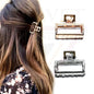 2x Hair Claw Clamp Metal Hair Clips Barrettes Hair Pins